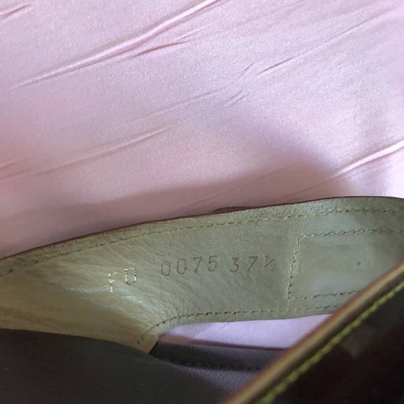 Louis Vuitton Authentic ladies sandals! Dust Bag! Vintage! brown/tan! 37 1/2 - Picture 9 of 15